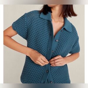 Haven Well Within Organic cotton Knit button up cardigan sweater